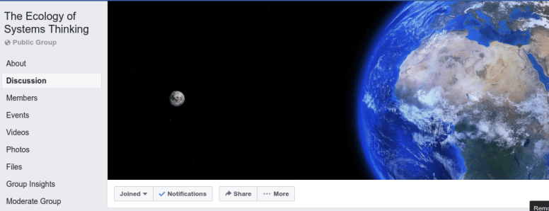 The Ecology of Systems Thinking group on Facebook